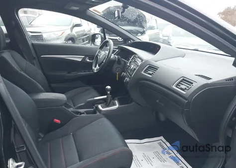 2013 Honda Civic Si z USA, uszkodzony, nr VIN 2HGFB6E50DH704956